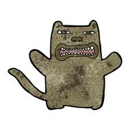 cartoon angry dog N5