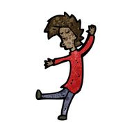 cartoon dancing man N56