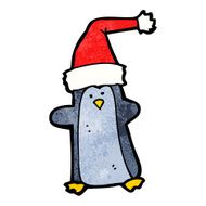 Cartoon Christmas Penguin N24