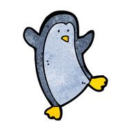Cute cartoon penguin N11
