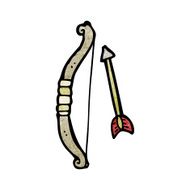 bow and arrow cartoon N7