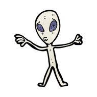 Cartoon Alien N107