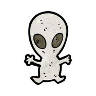 cartoon small spaceman N2