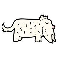 cartoon white terrier N2