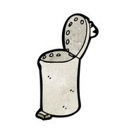 cartoon kitchen bin N12