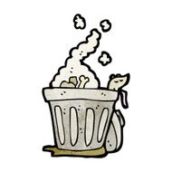 Cartoon Garbage Can N14