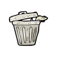 Cartoon Garbage Can N15