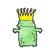 Cartoon Frog Prince N15