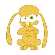 crazy cartoon hare N2