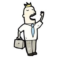 Cartoon Businessman N36