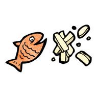 Fish And Chips Cartoon N9