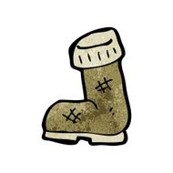 cartoon old boot N15