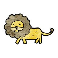 Cartoon Lion N117