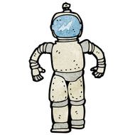 Cartoon Astronaut N152