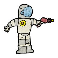 Cartoon Astronaut N153