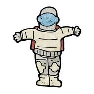 Cartoon Astronaut N154