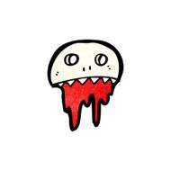 Cartoon Skull N87