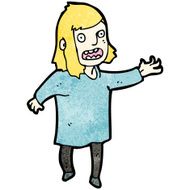 cartoon stressed woman N8
