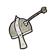 cartoon medieval helmet N9