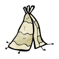 cartoon indian tent N4