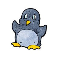 funny cartoon penguin N31
