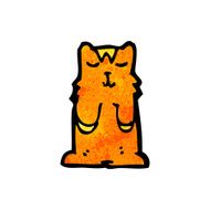 cartoon cat doodle N6