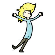 happy blond person N4