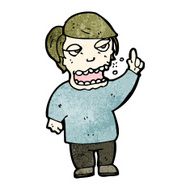 cartoon burping man N2