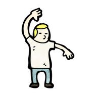 Cartoon Karate Man N9