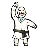 Cartoon Karate Man N10
