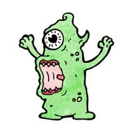 crazy alien cartoon N4
