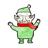 Cartoon Christmas Elf N96