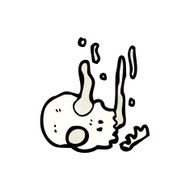cartoon smoking skull N8