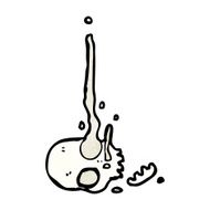 cartoon smoking skull N9