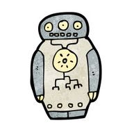 Cartoon Robot N320