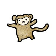 cartoon little monkey N7