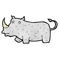 cartoon rhinoceros N4
