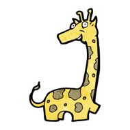 Funny Cartoon Giraffe N9