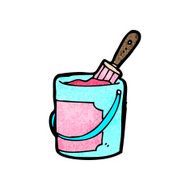 cartoon bright paint can N3