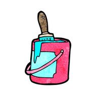 cartoon bright paint can N4