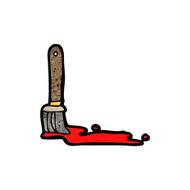 cartoon paint brush N55