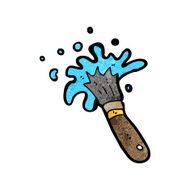 cartoon paint brush N56