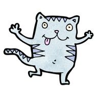 Cute cartoon cat N38