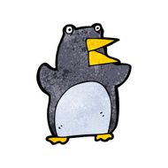 funny cartoon penguin N38