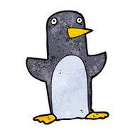 funny cartoon penguin N39
