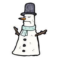 Cartoon Snowman N70
