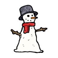 Cartoon Snowman N75