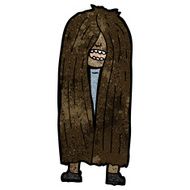 cartoon long haired man N4