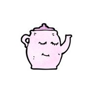 tea pot cartoon N4