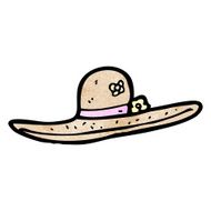 Cartoon Straw Hat N6